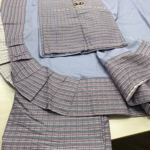 100%纯棉斜纹棉标准四件套床裙款