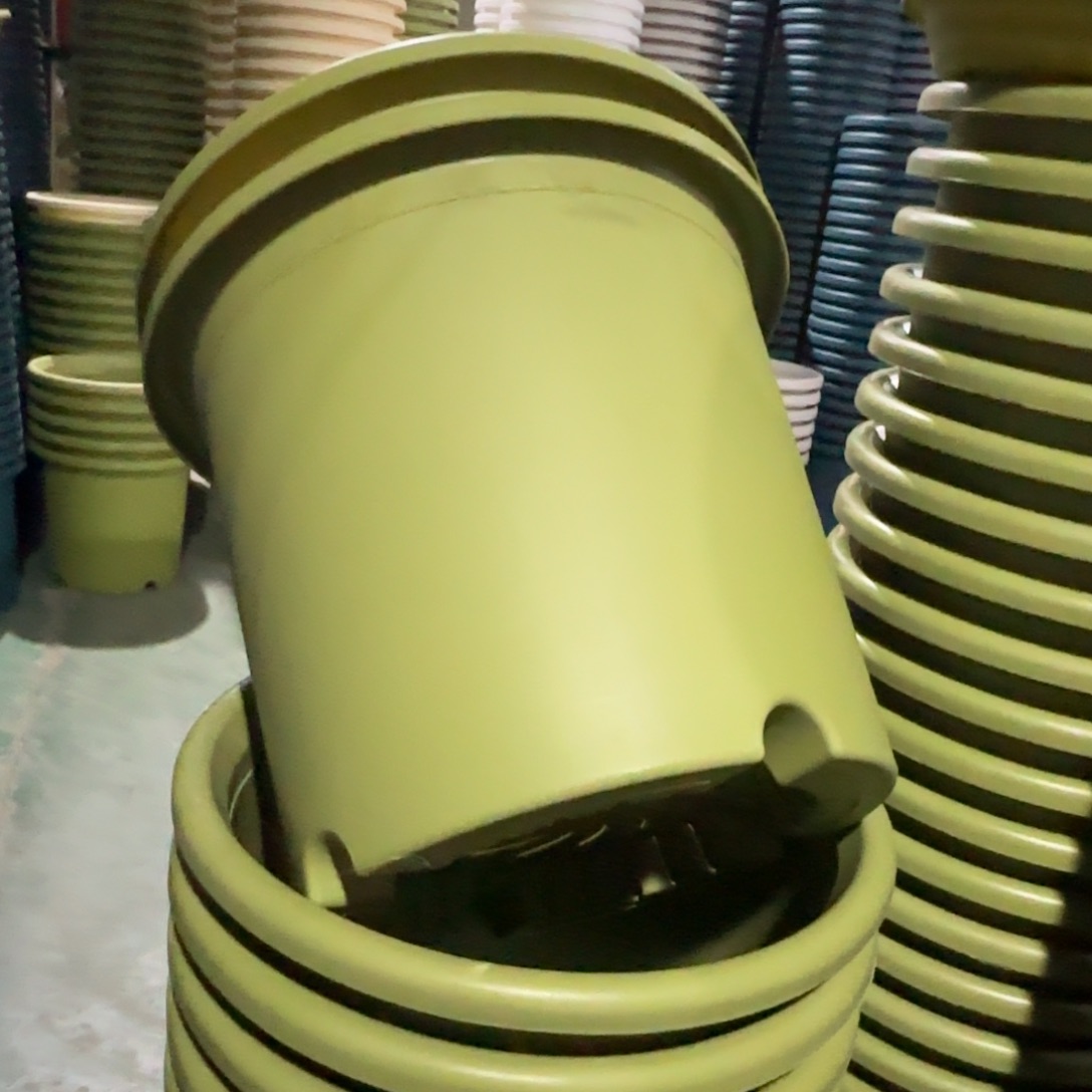 树脂四季盆6#无拖果绿微瑕7