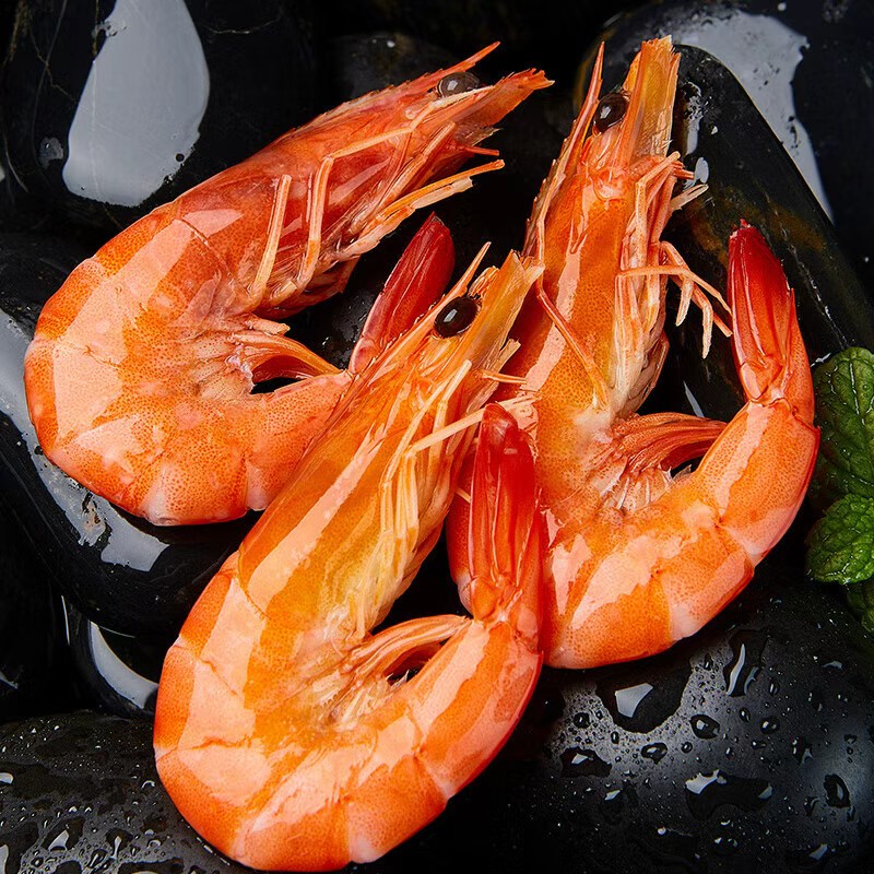 熟冻盐田汪子虾5斤装鲜甜Q弹鲜活速冻熟冻安心食材