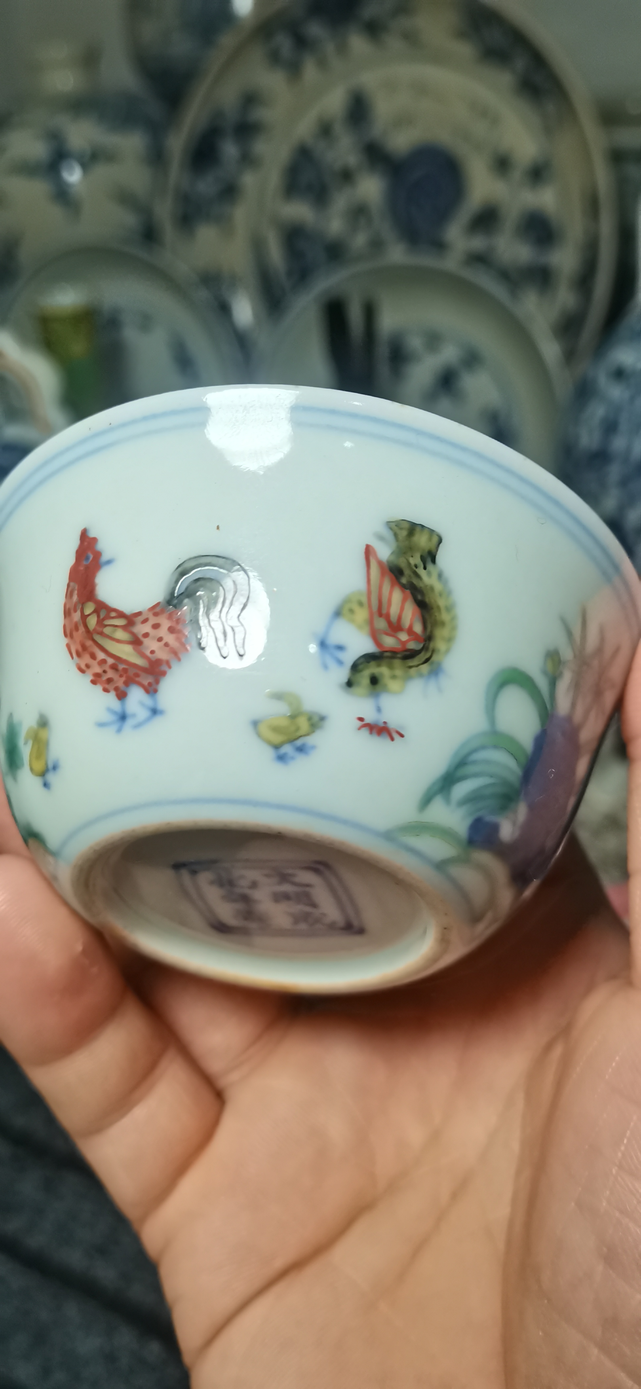 鸡缸杯全品像无磕碰