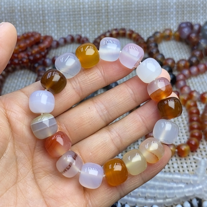 玛瑙/玉髓手链未镶嵌