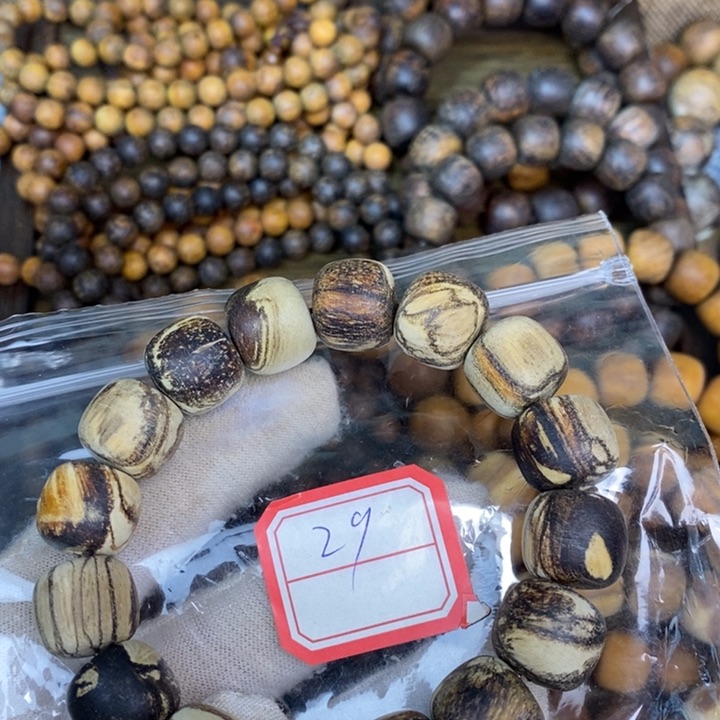 贡木手串/手链13/14墨绿妖花