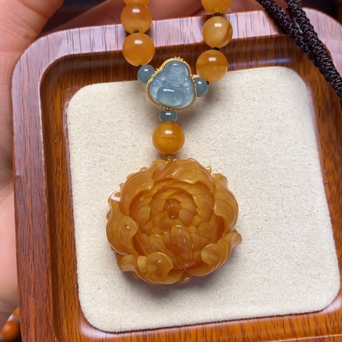 【闪购商品】蜜蜡颈饰未镶嵌项链