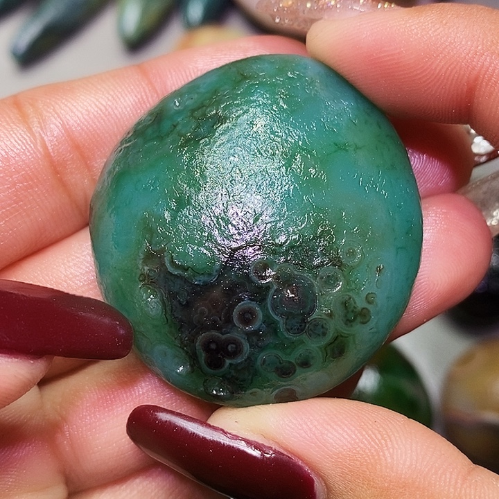 無***塵玛瑙/玉髓未镶嵌珠宝奇石