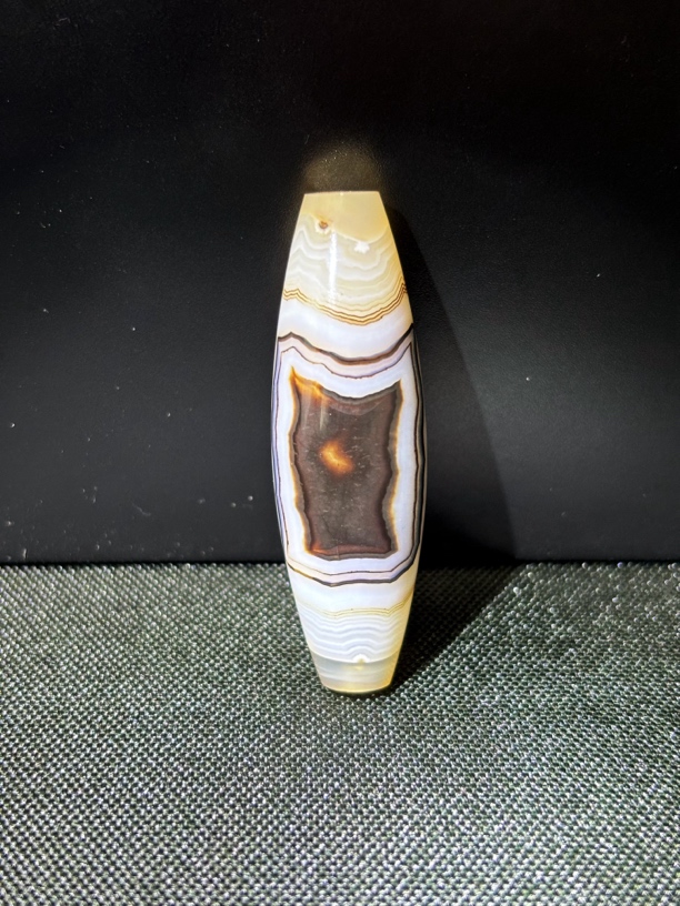 水波纹意境天圆地方玛瑙珠