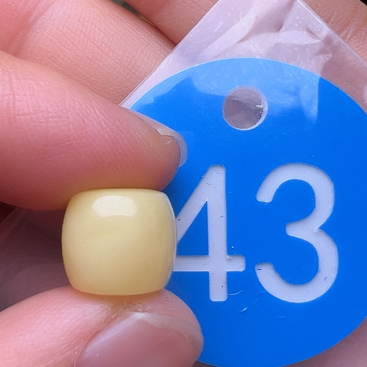 蜜蜡裸石未镶嵌金沙11m m