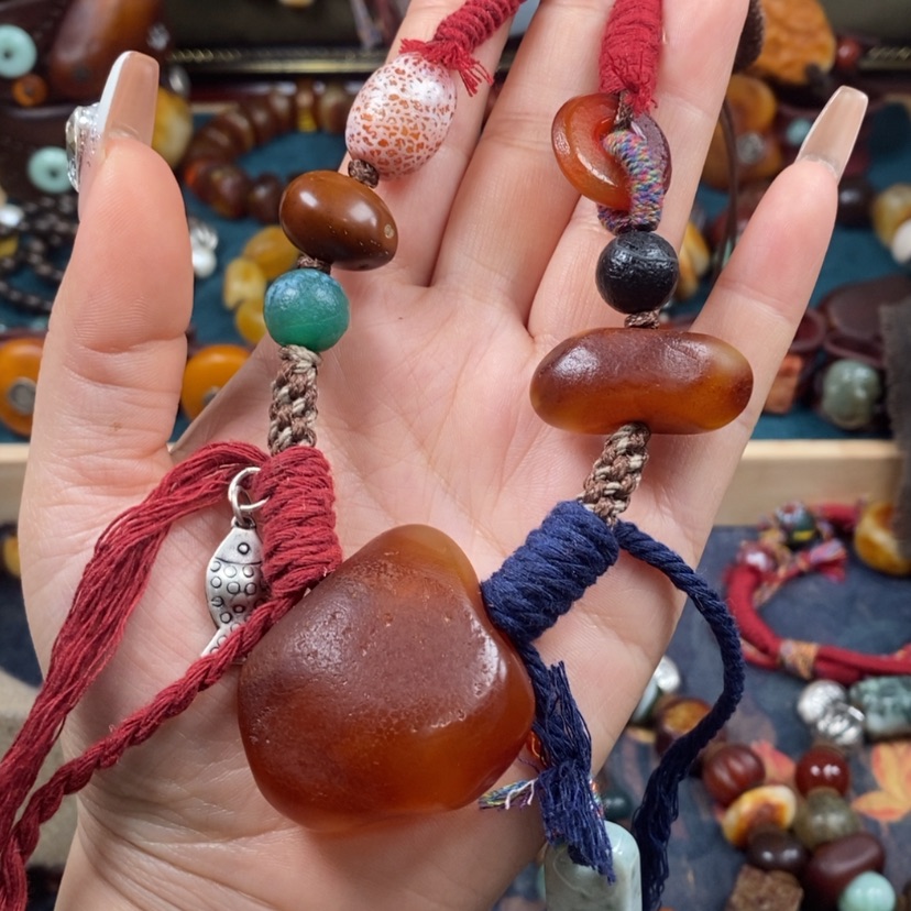 【闪购商品】蜜蜡颈饰未镶嵌项链