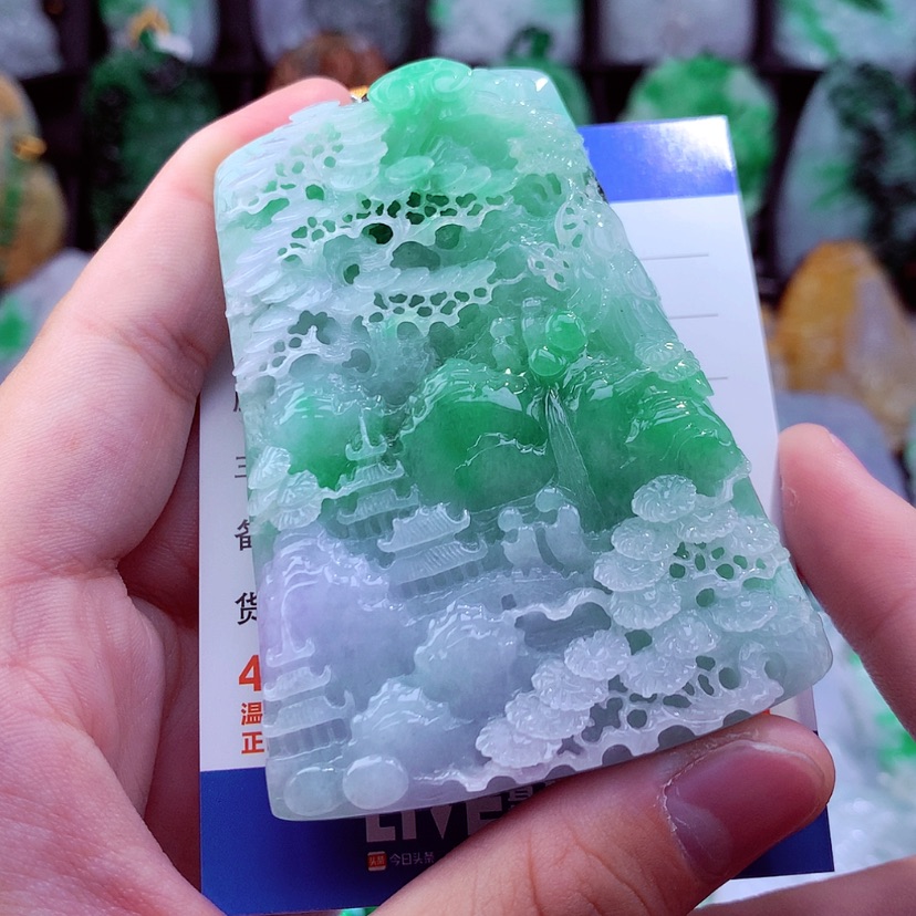 【闪购商品】翡翠颈饰未镶嵌挂件