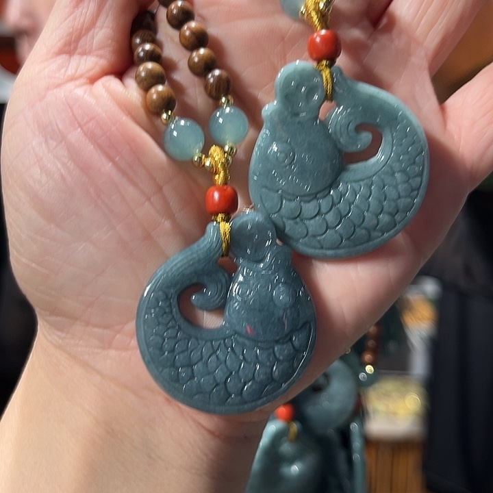 颈饰未镶嵌和田玉