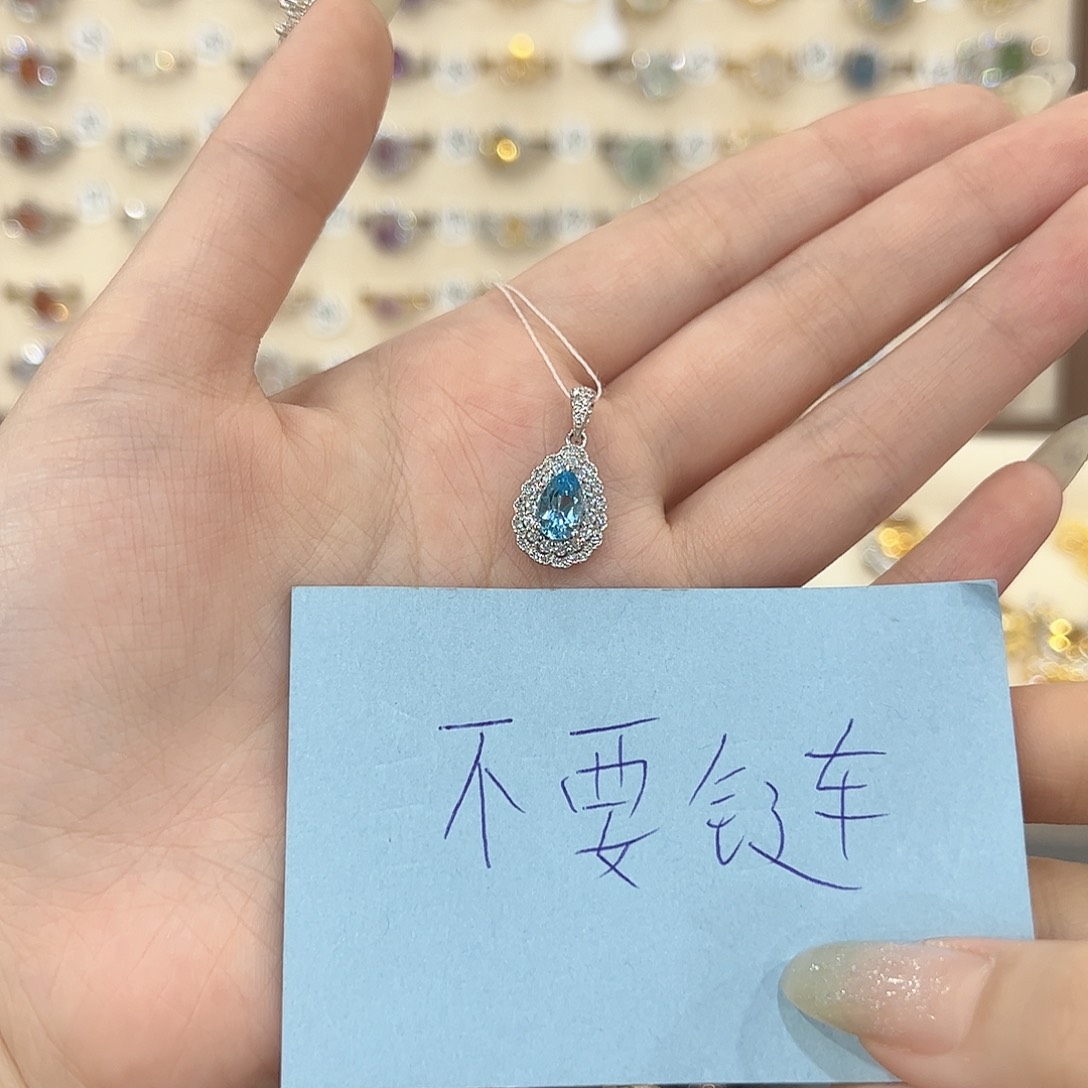 蛇纹石玉戒指项链戒指银S925镶嵌C****.