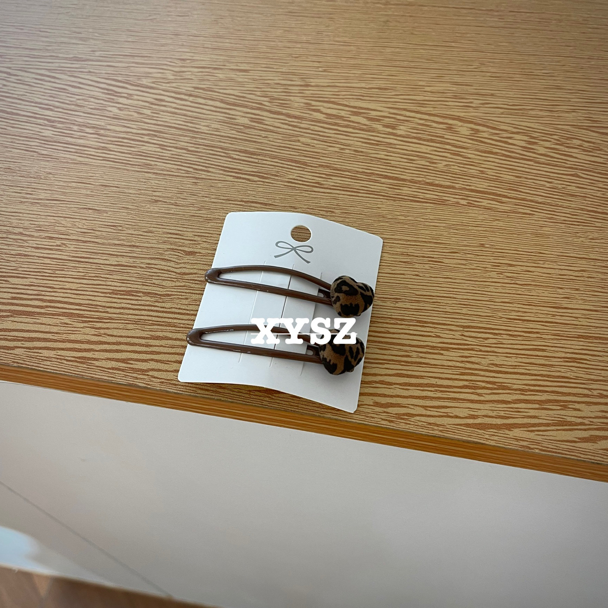 爱心豹纹掰掰夹复古少女风复古风日韩边夹发夹发饰碎发夹ins夹子