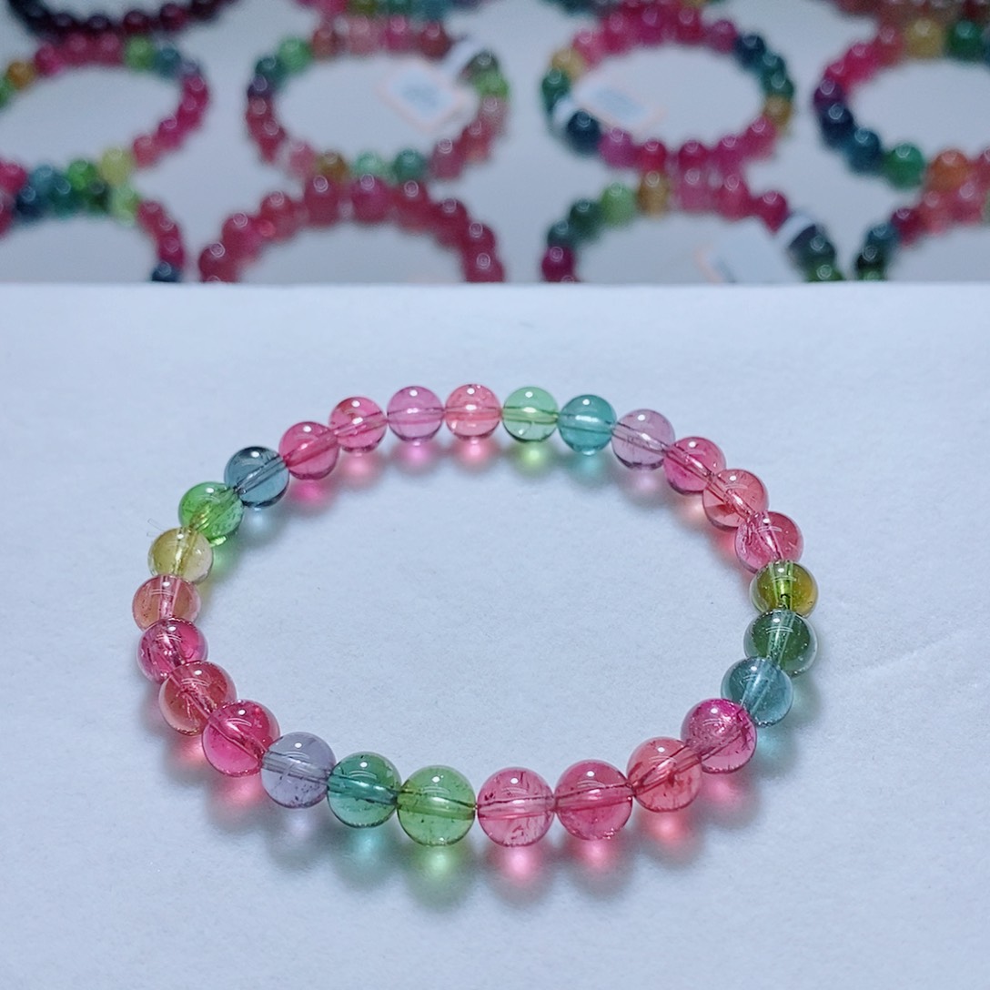 手链未镶嵌碧玺6.7mm左右