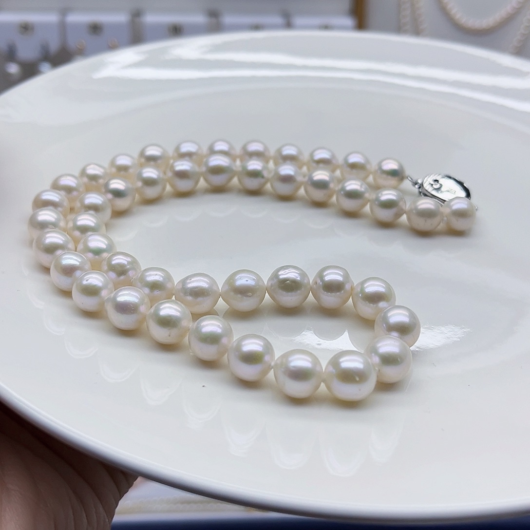 淡水珍珠颈饰合金