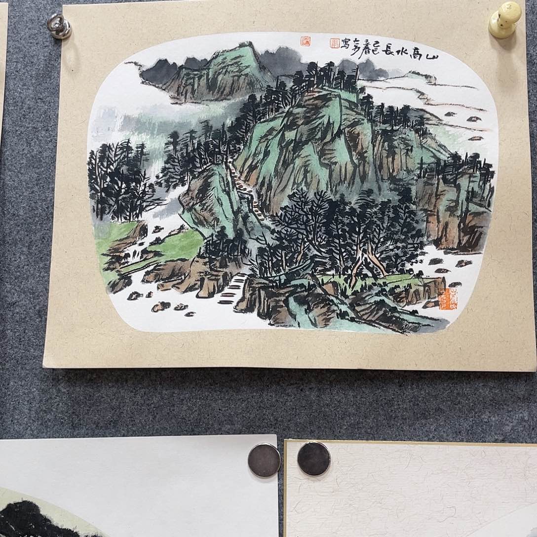 姜奇老师山水作品