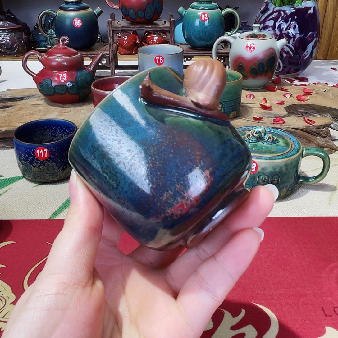 壶禹州钧瓷艺术作品