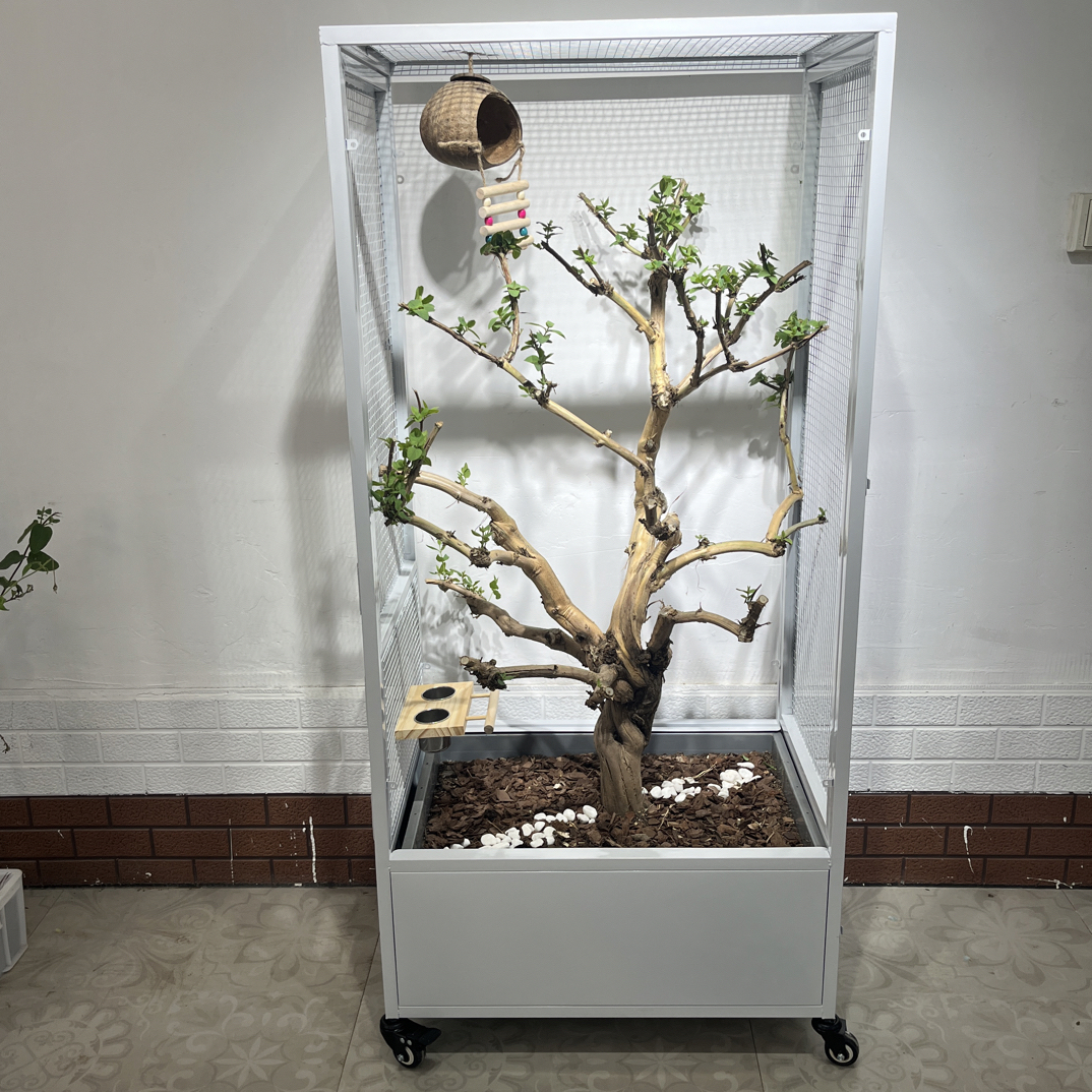 中大号四开门新品1400×650×450生态鸟笼