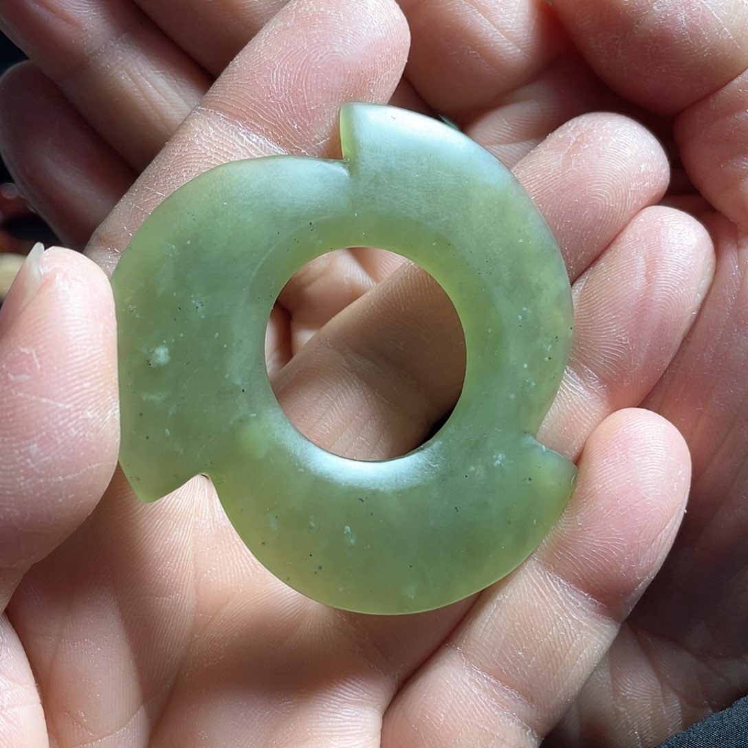 和田玉（糖玉）挂件未镶嵌乐*央