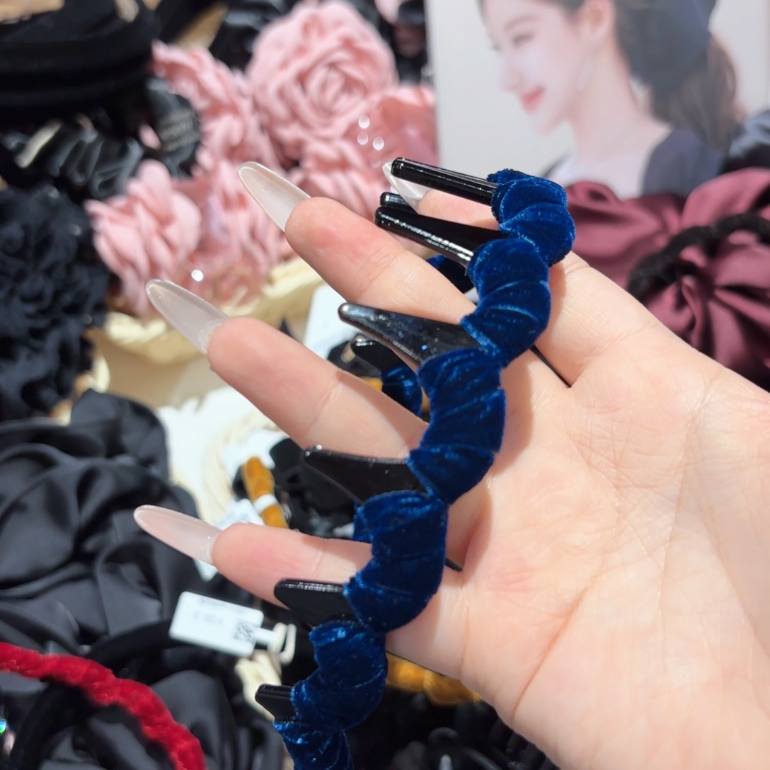 布艺铁合金发饰发夹