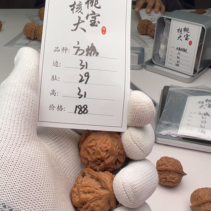 文玩核桃把件一*方蟾170