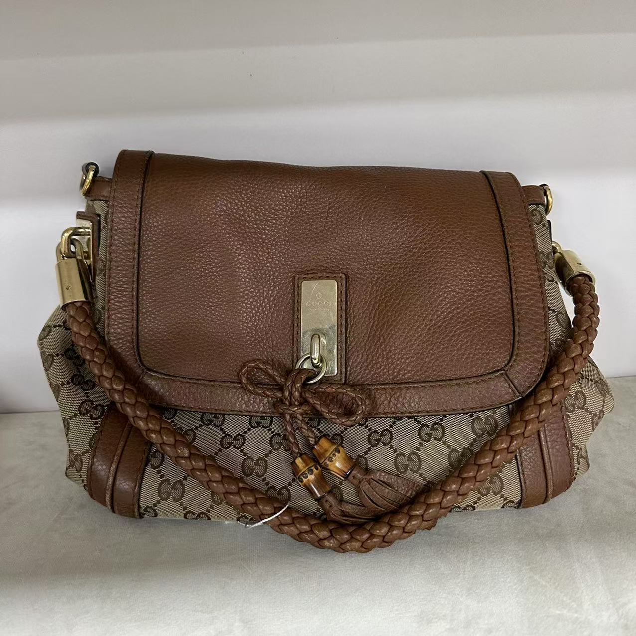 95新 GUCCI/古驰 乱乱子中古/女士/手提包/93293