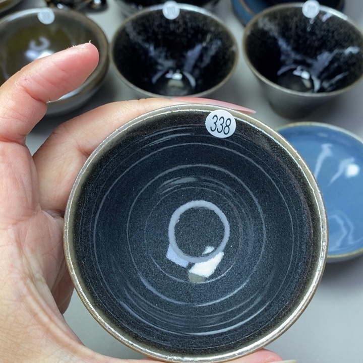 茶盏建窑建盏磨底柴烧主人杯