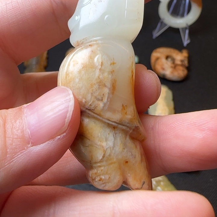 和田玉（糖玉）颈饰未镶嵌熠*