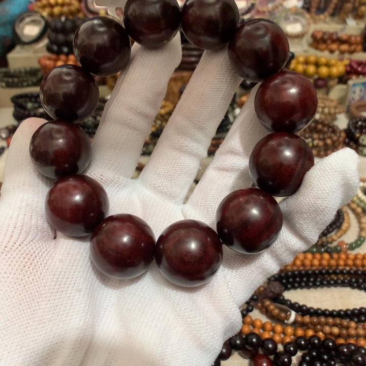 君***遥手串/手链小叶紫檀20带星12颗