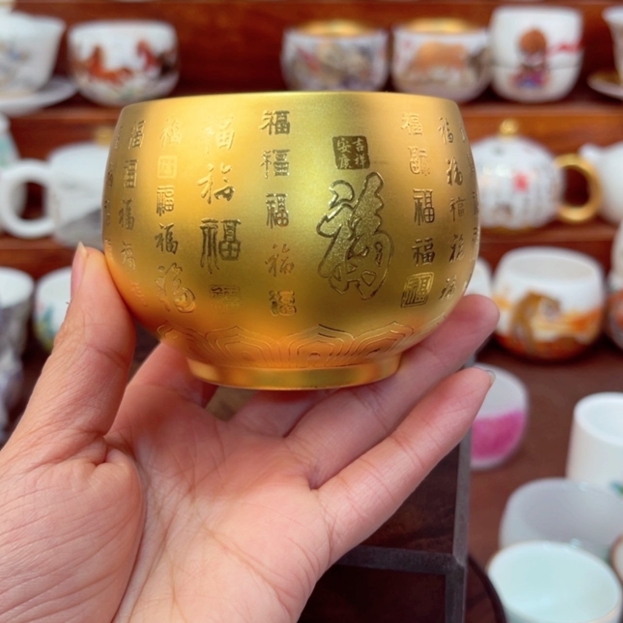 【闪购商品】高货原装羊脂玉瓷陶瓷茶具