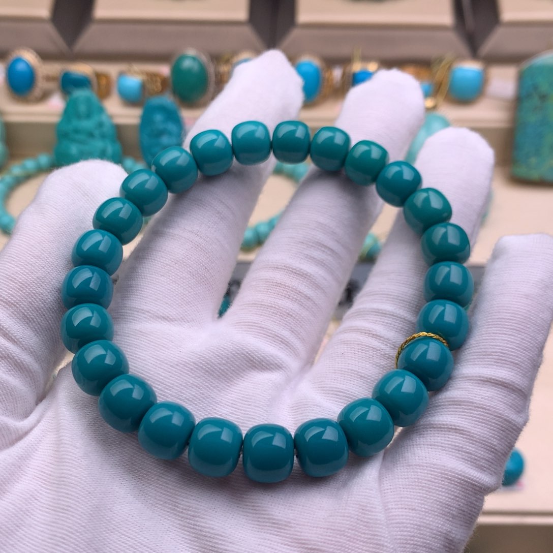 未镶嵌绿松石珠宝奇石