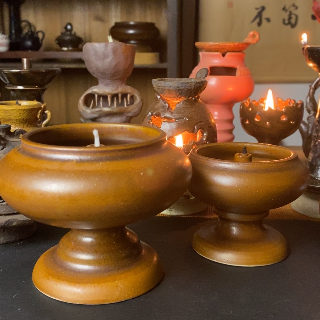 *****景德镇陶瓷艺术油灯