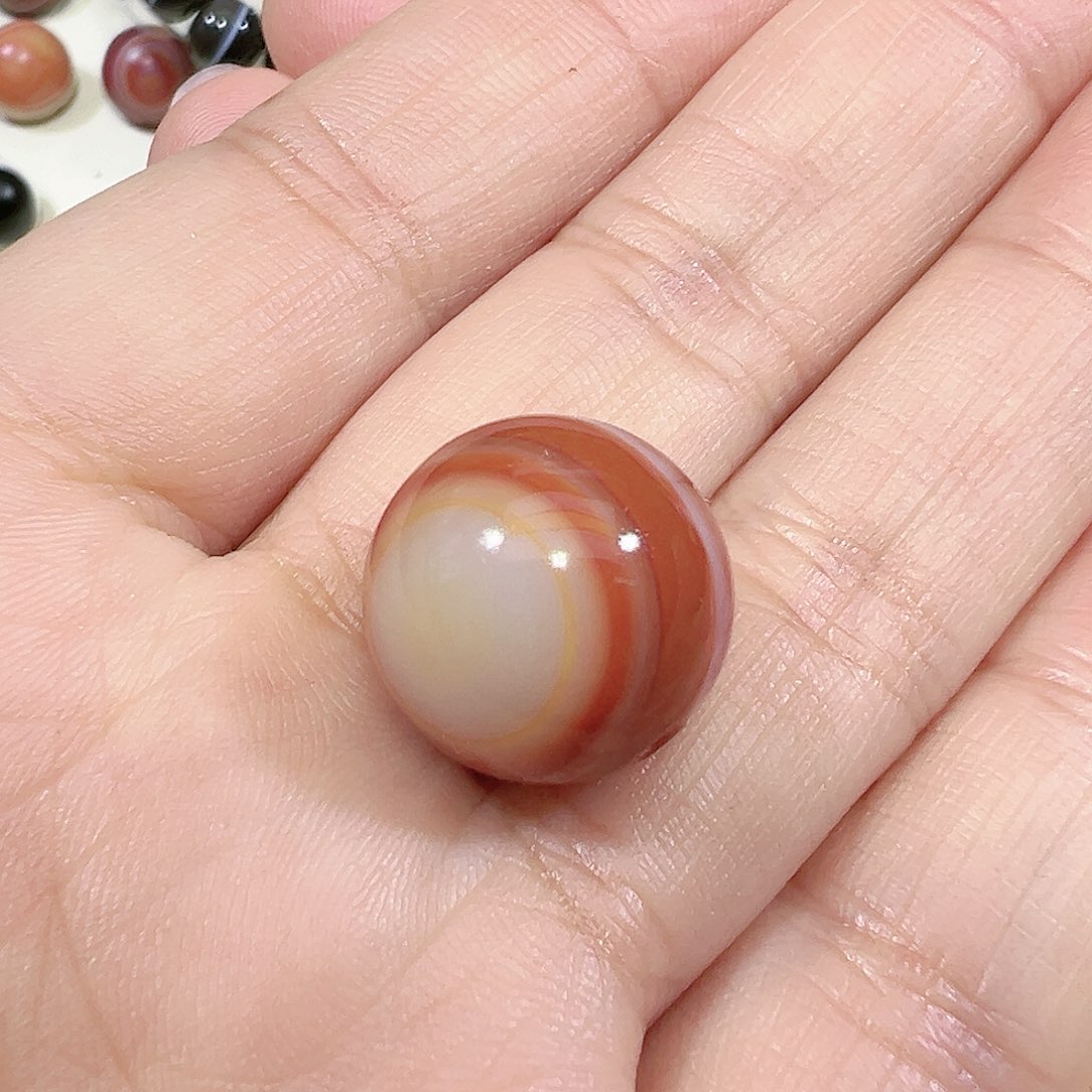 玛瑙/玉髓珠宝半成品未镶嵌16mm