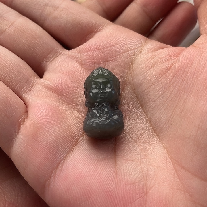 颈饰未镶嵌和田玉宝宝佛