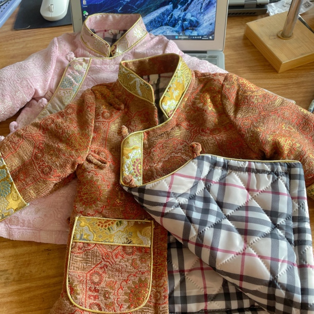 儿童藏式外套#民族风秋冬女童中式加绒冬款加厚儿童外套冬季宝宝