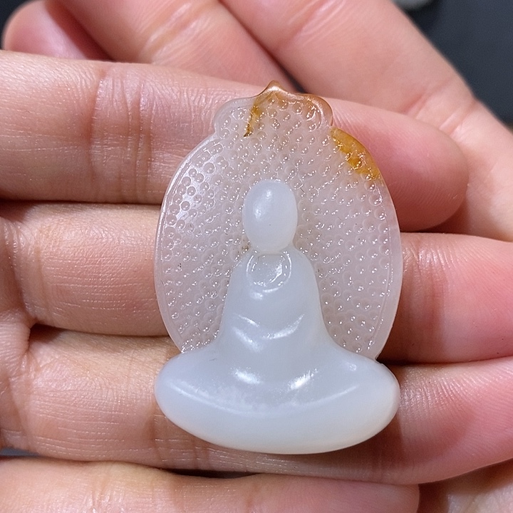 【闪购商品】和田玉挂件未镶嵌云****阳
