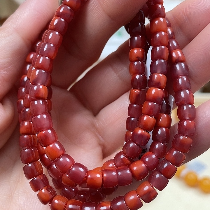 南红玛瑙珠宝奇石未镶嵌5.5+ 108 火焰纹