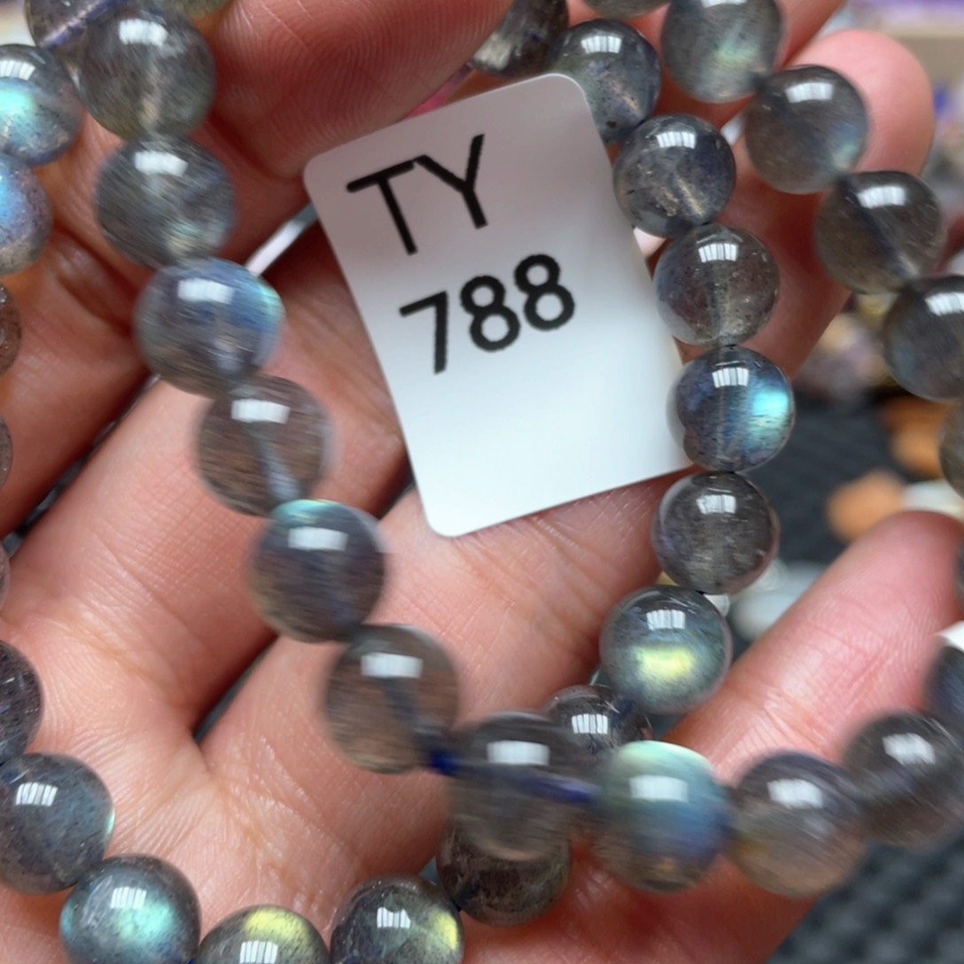 长石手链未镶嵌多样性发一只