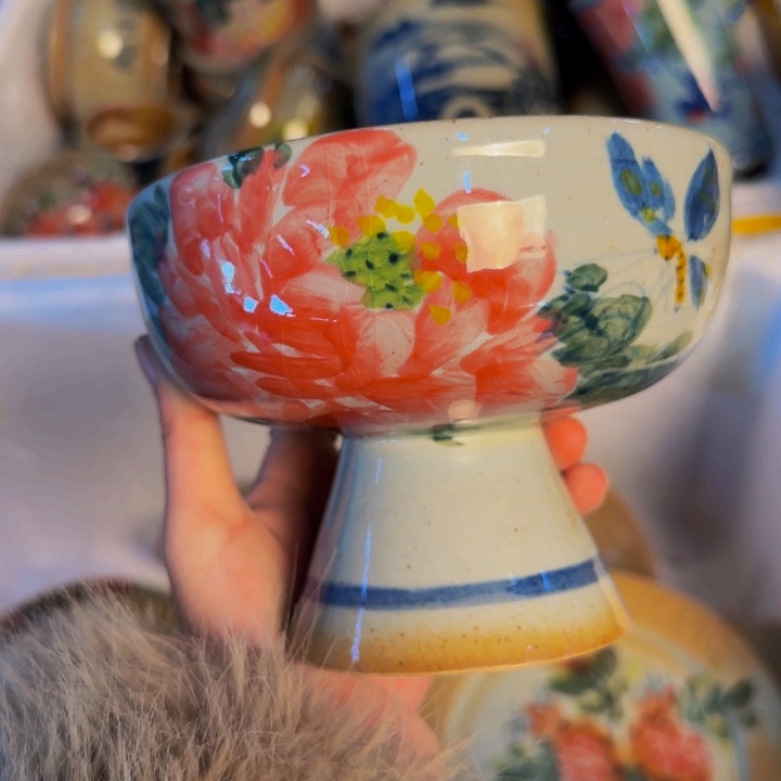 瓷片景德镇陶瓷手工手绘