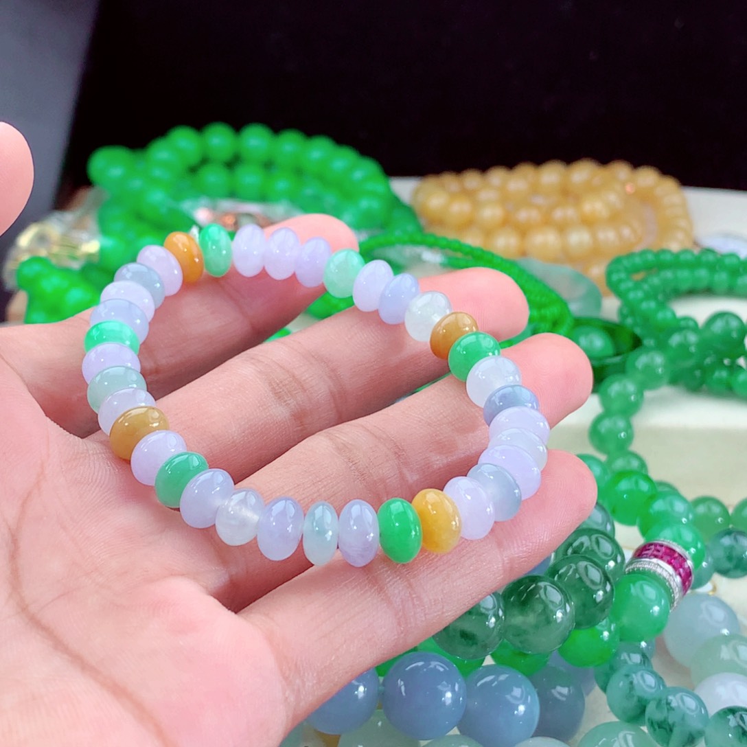 翡翠未镶嵌颈饰天然