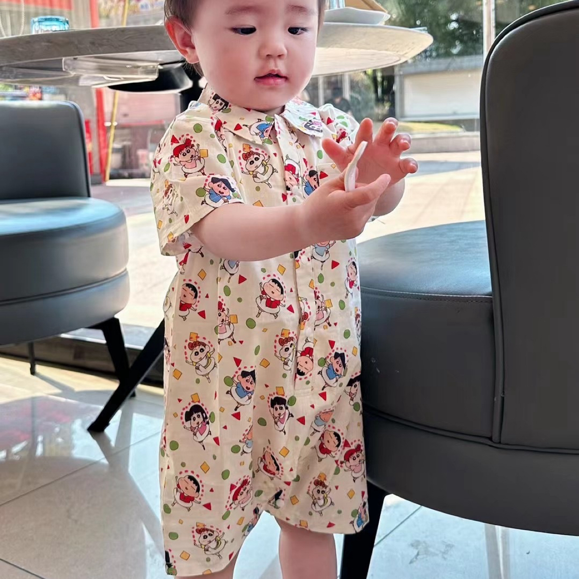 夏季短爬不限季节爬服哈衣休闲洋气夏装