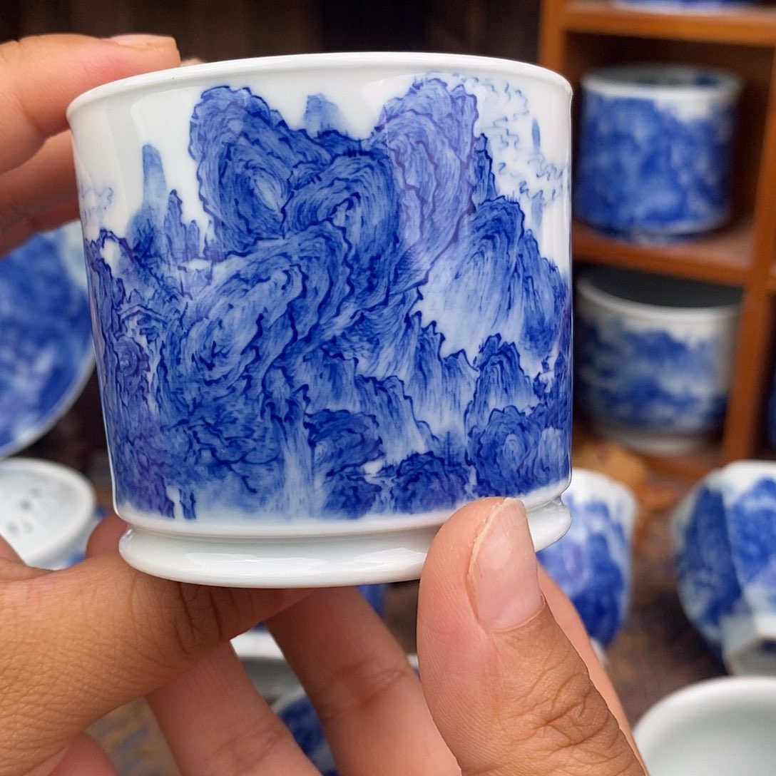 杯容天杯 云雾 一笔一墨 叩玉山房