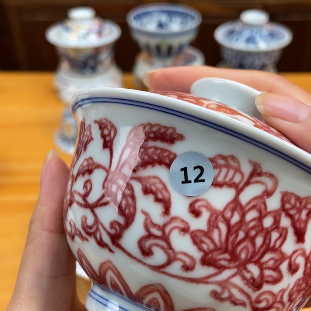 手绘现代茶具非古董