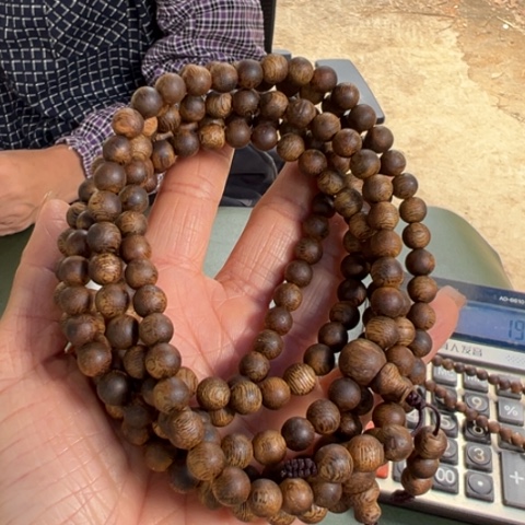 沉香手串装勺子18克卡0.7多样性发1串