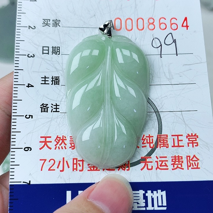 翡翠颈饰银S925镶嵌翡翠
