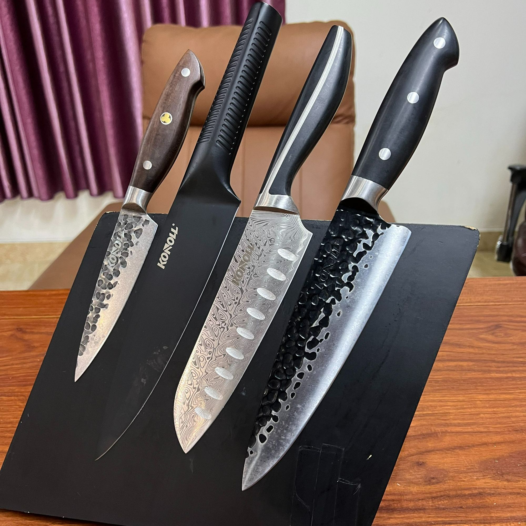 外贸尾货 厨用刀具 锋利超快 花纹 厨师刀 水果刀 小菜刀 切片刀