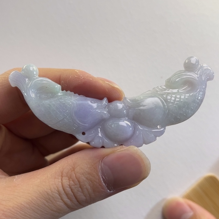 翡翠吊坠(赠链)未镶嵌代编织