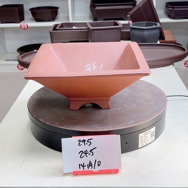 紫砂花盆四方斗盆