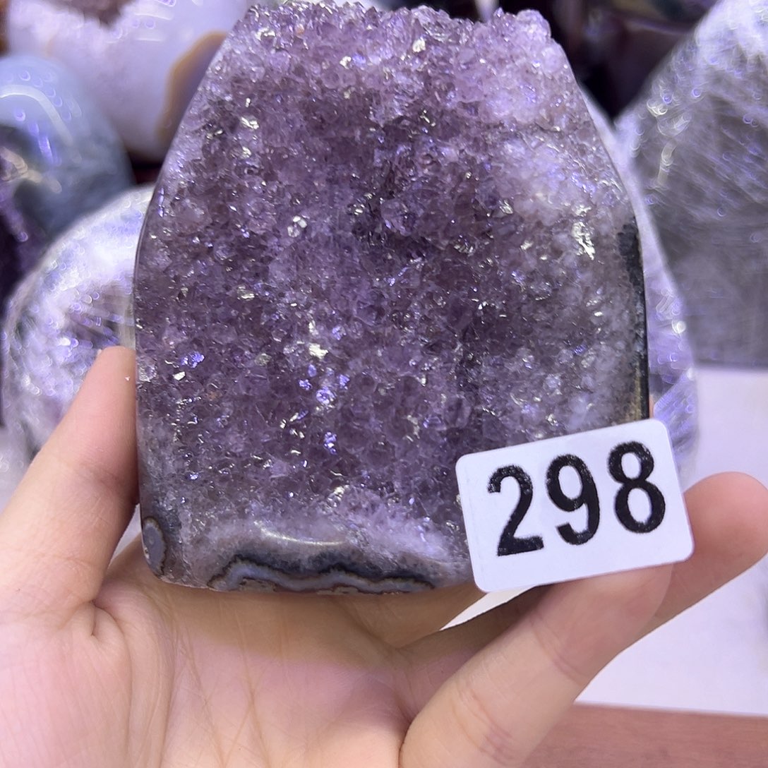 紫晶水晶摆件未镶嵌