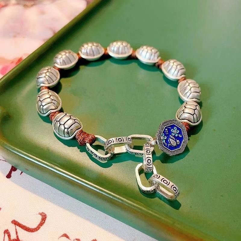 足银手链 足银手链 女士富甲天下手链