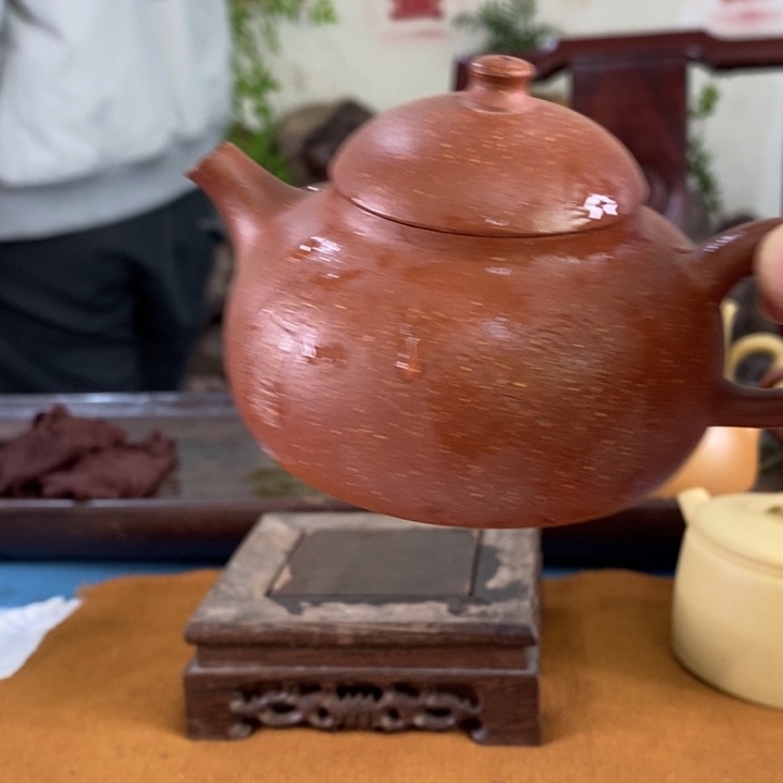 紫砂茶壶红降坡160左右的容量