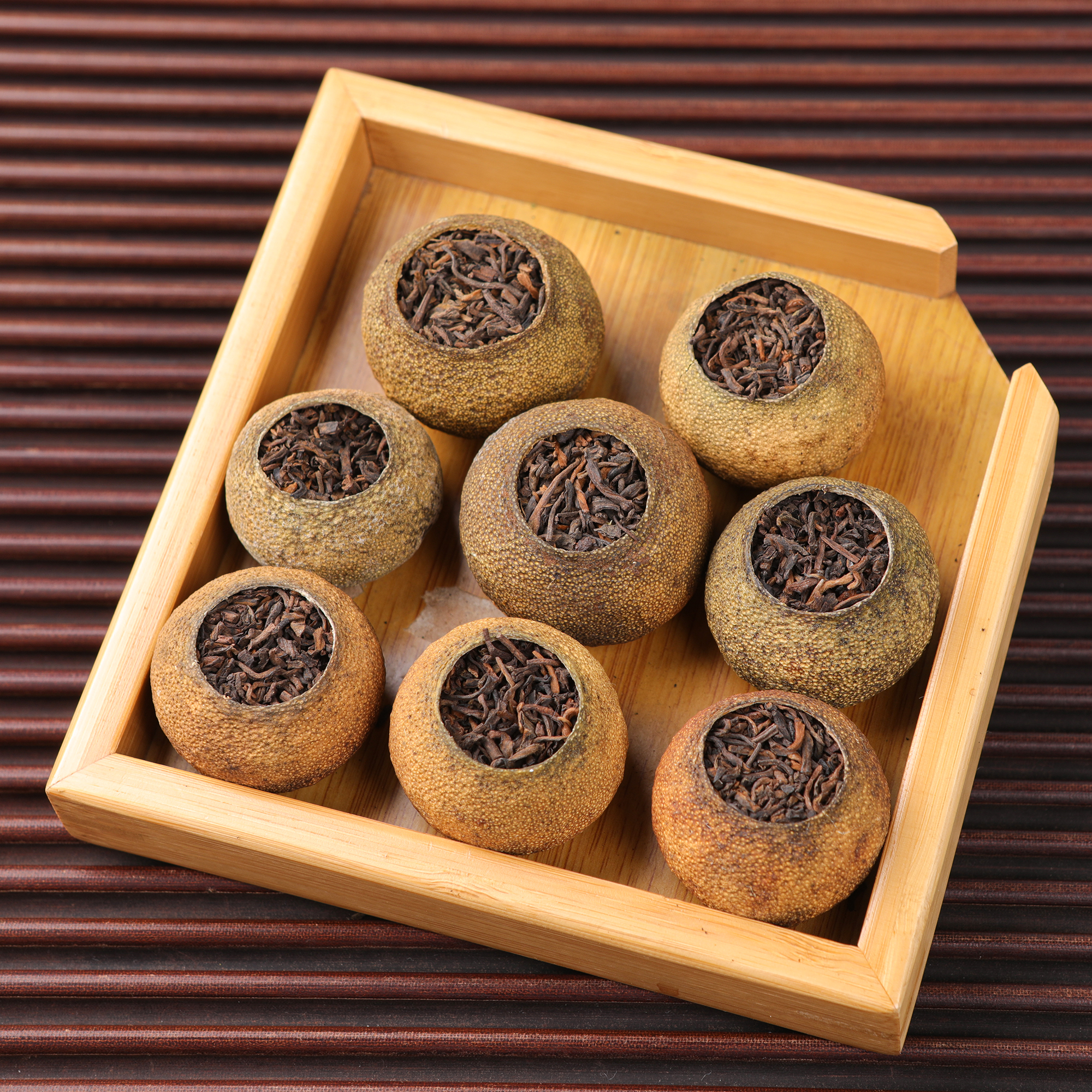 【小叶收好茶】新会小青柑-圈枝柑+普洱熟茶